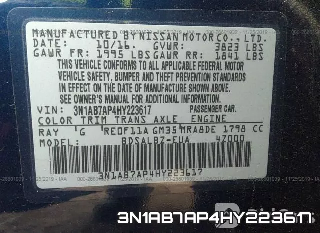 3N1AB7AP4HY223617 фото 10