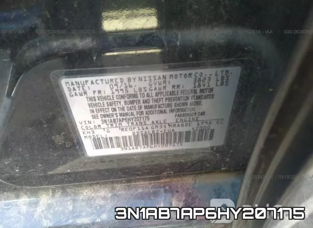 3N1AB7AP6HY207175 фото 10