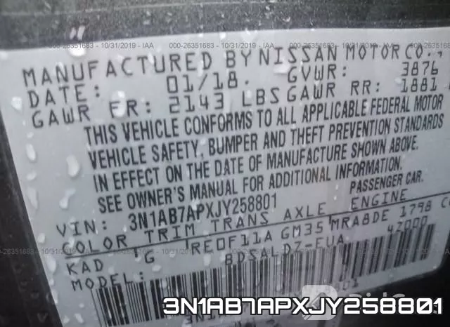 3N1AB7APXJY258801 фото 10