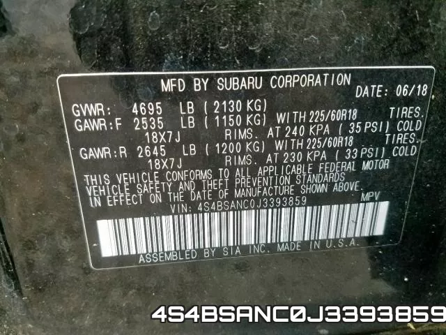 4S4BSANC0J3393859 фото 2