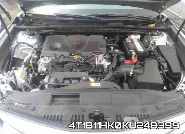 4T1B11HK0KU248399 фото 2