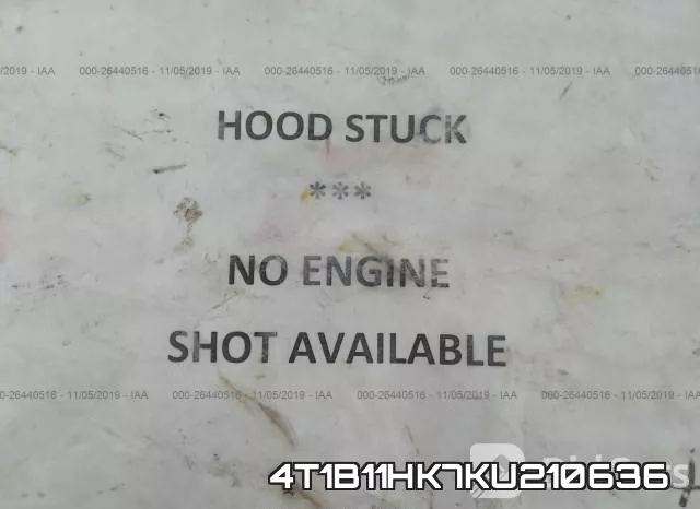 4T1B11HK7KU210636 фото 2