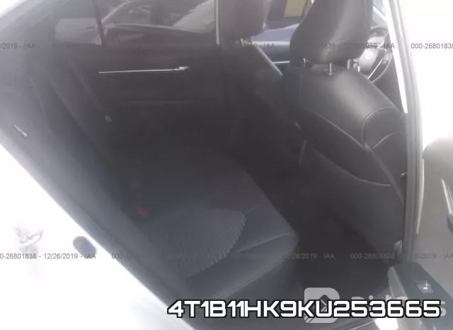 4T1B11HK9KU253665 фото 9