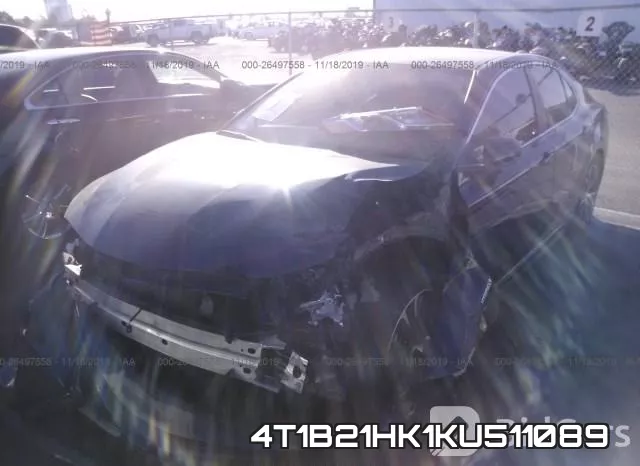 4T1B21HK1KU511089 фото 3