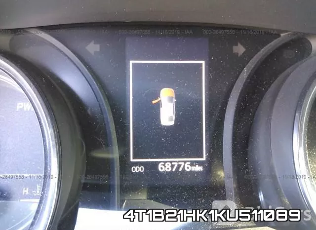 4T1B21HK1KU511089 фото 8