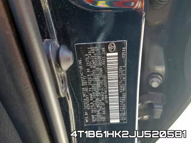 4T1B61HK2JU520581 фото 2