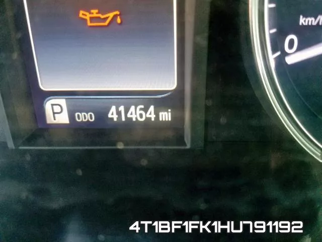 4T1BF1FK1HU791192 фото 9
