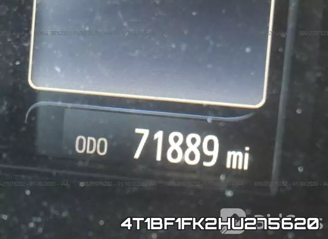 4T1BF1FK2HU275620 фото 8