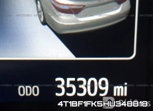 4T1BF1FK5HU348818 фото 8