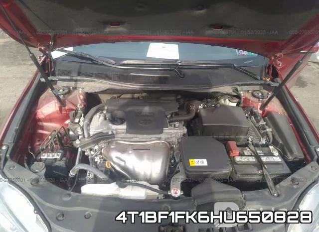 4T1BF1FK6HU650828 фото 2