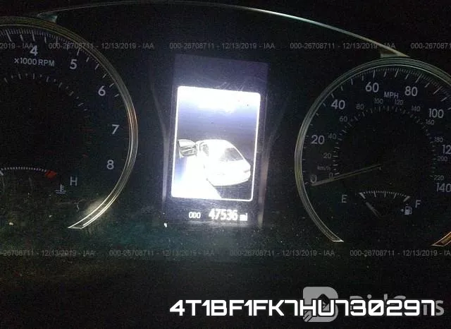 4T1BF1FK7HU730297 фото 8