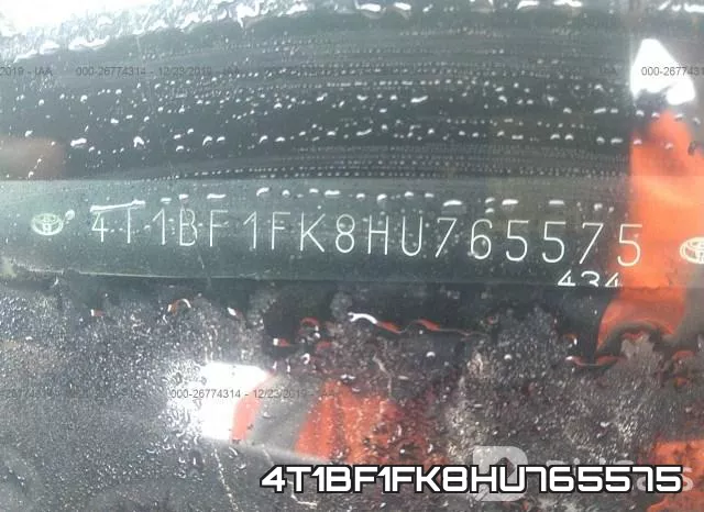 4T1BF1FK8HU765575 фото 10