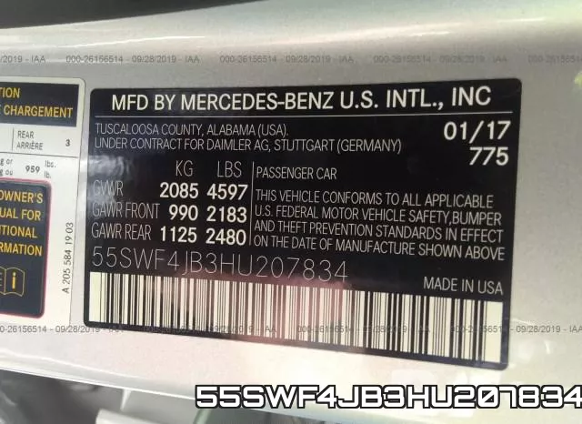 55SWF4JB3HU207834 фото 10