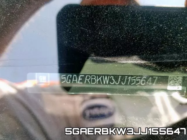5GAERBKW3JJ155647 фото 2