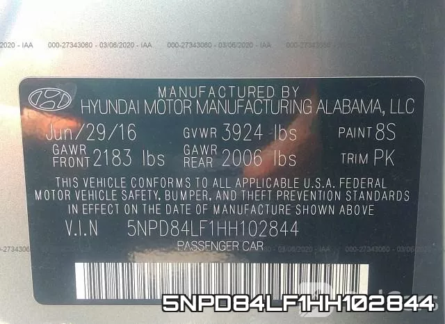 5NPD84LF1HH102844 фото 10