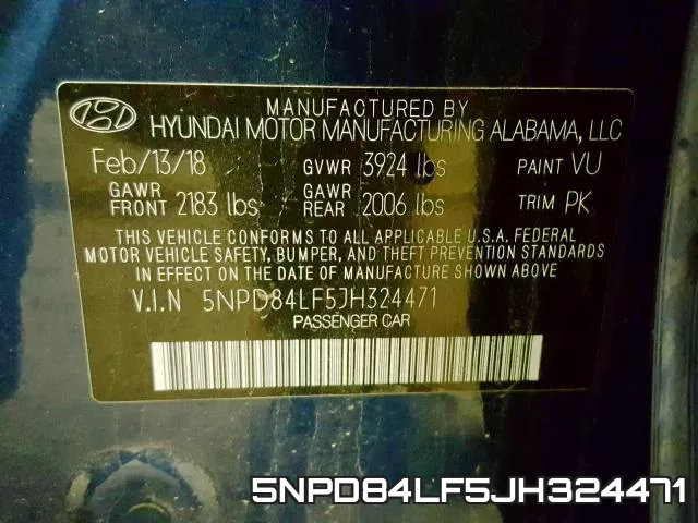 5NPD84LF5JH324471 фото 2