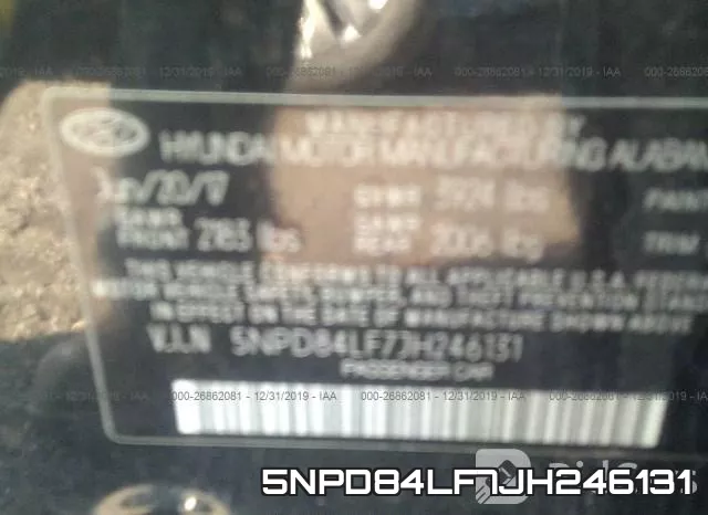 5NPD84LF7JH246131 фото 10