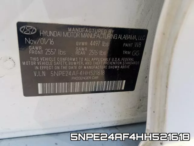 5NPE24AF4HH521618 фото 2