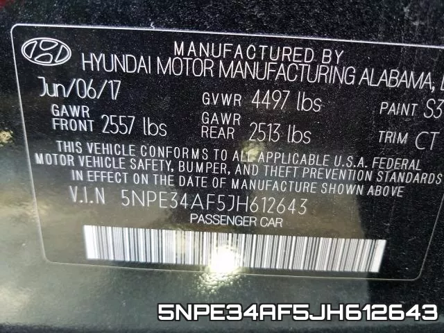 5NPE34AF5JH612643 фото 2