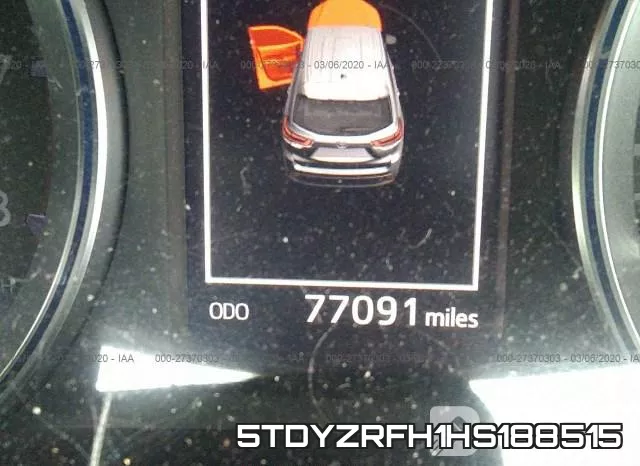 5TDYZRFH1HS188515 фото 8