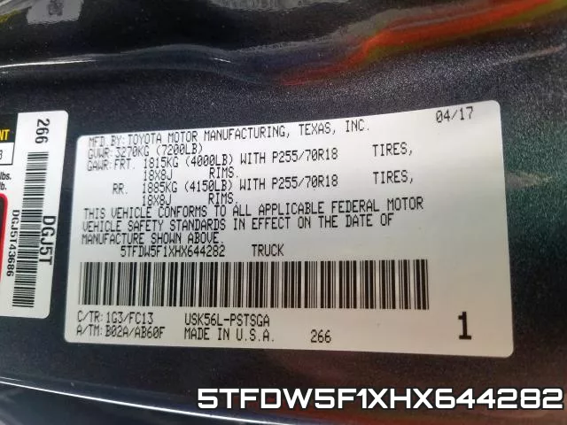 5TFDW5F1XHX644282 фото 2