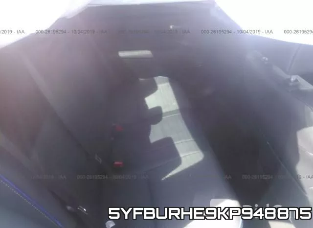 5YFBURHE9KP948875 фото 9