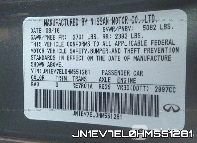 JN1EV7EL0HM551281 фото 10