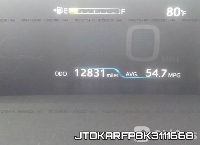 JTDKARFP8K3111668 фото 8