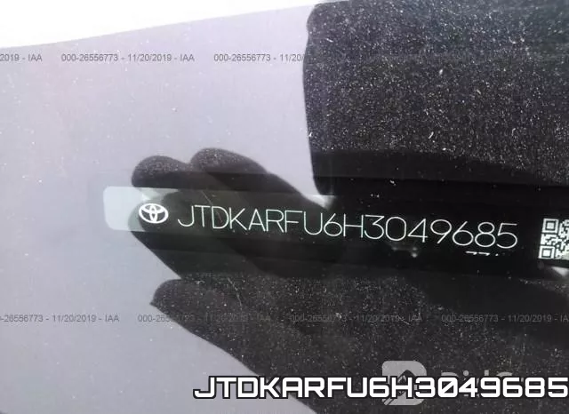 JTDKARFU6H3049685 фото 10