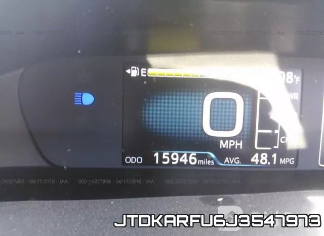JTDKARFU6J3547973 фото 8