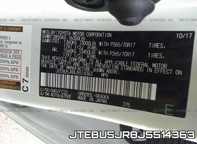 JTEBU5JR8J5514363 фото 10