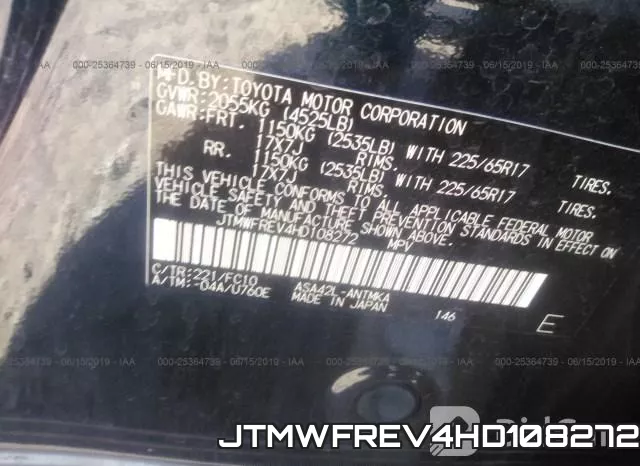 JTMWFREV4HD108272 фото 10