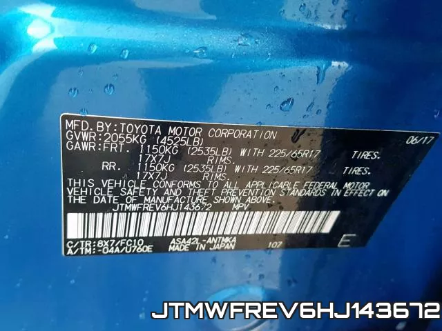 JTMWFREV6HJ143672 фото 2