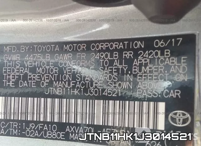 JTNB11HK1J3014521 фото 10