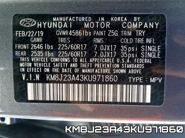 KM8J23A43KU971860 фото 2