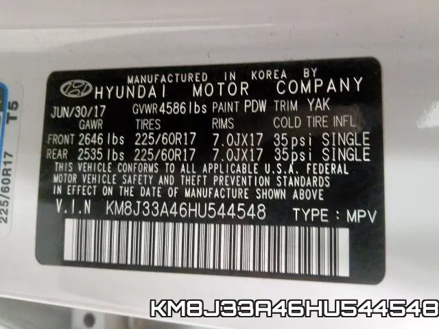 KM8J33A46HU544548 фото 2