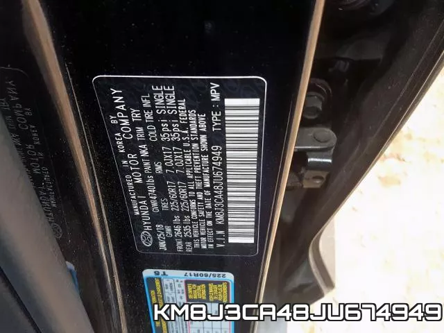 KM8J3CA48JU674949 фото 2