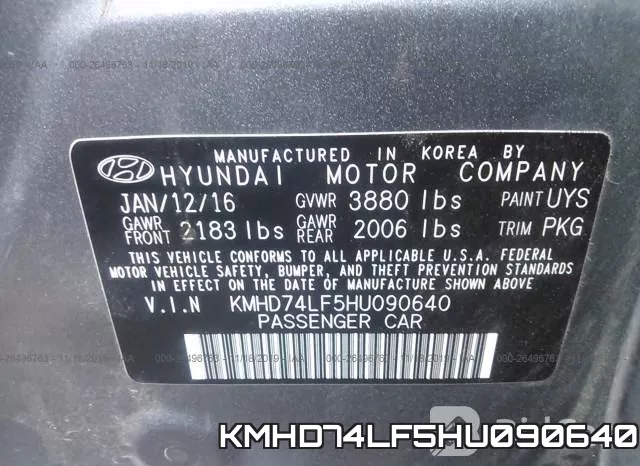 KMHD74LF5HU090640 фото 10
