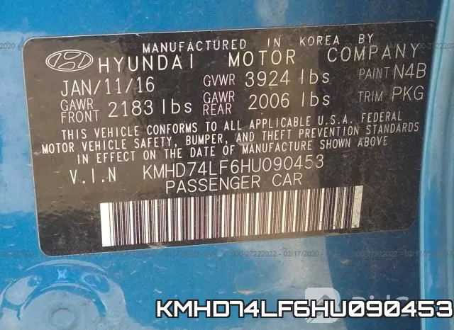KMHD74LF6HU090453 фото 10