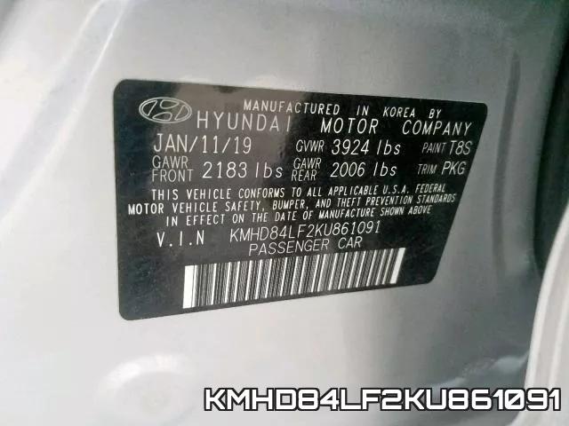 KMHD84LF2KU861091 фото 2