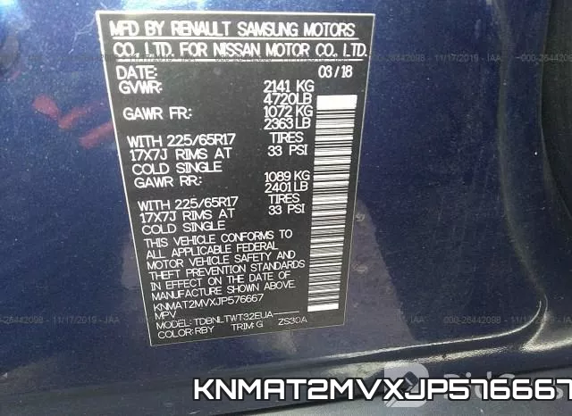 KNMAT2MVXJP576667 фото 10
