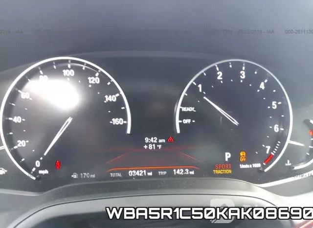 WBA5R1C50KAK08690 фото 8