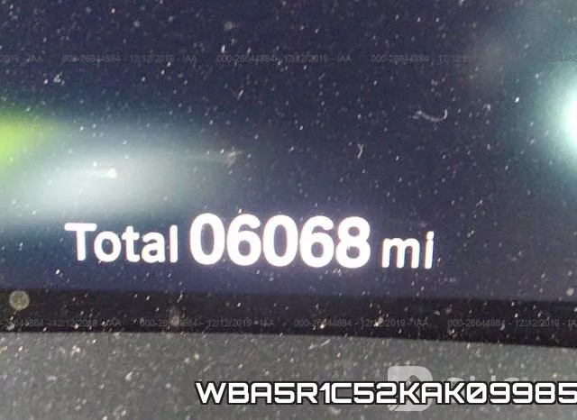 WBA5R1C52KAK09985 фото 8