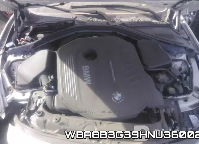 WBA8B3G39HNU36002 фото 2
