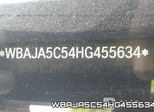 WBAJA5C54HG455634 фото 10