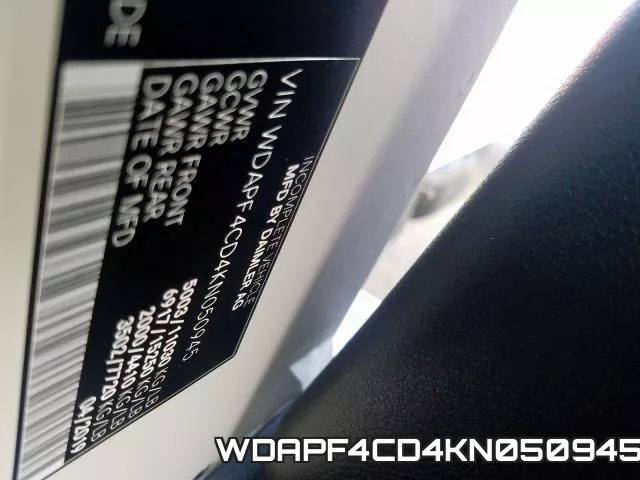 WDAPF4CD4KN050945 фото 2