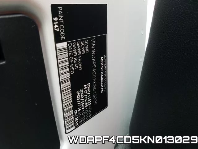 WDAPF4CD5KN013029 фото 2