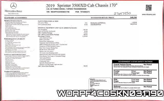 WDAPF4CD5KN031790 фото 10