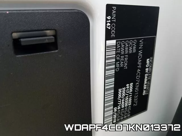 WDAPF4CD7KN013372 фото 2