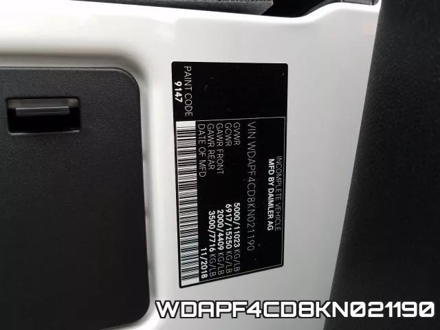 WDAPF4CD8KN021190 фото 2